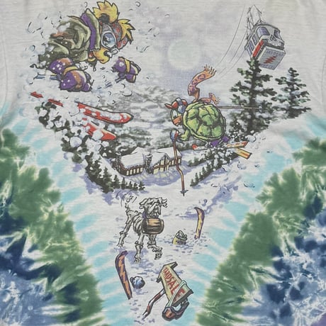 GRATEFUL DEAD 1996 SKIING OVP TIEDYE LIQUID BLUE XL 0935
