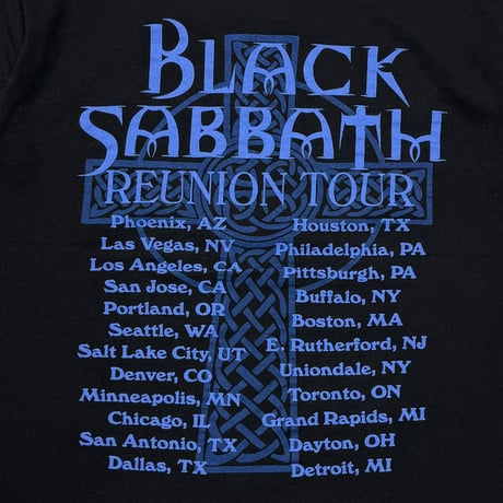 BLACK SABBATH REUNION TOUR ROYAL AVALON LARGE 6978