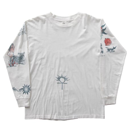 DENNIS RODMAN TATOO LS WHITE LARGE 6833