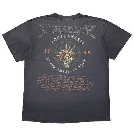 MEGADETH YOUTHANASHIA 1995 SOF TEE XL 1107