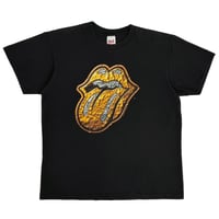 THE ROLLING STONES METAL TONGUE BRIDGE TO BABYLON TOUR 97-98 BLACK ANVIL LARGE 9536