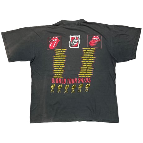 THE ROLLING STONES VOODOO LOUNGE WORLD TOUR 94/95 SIERRA TEES LARGE 0561