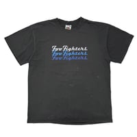 FOO FIGHTERS GRADETION LOGO FRUIT OF THE LOOM LARGE 1647