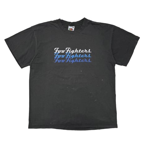 FOO FIGHTERS GRADETION LOGO FRUIT OF THE LOOM LARGE 1647