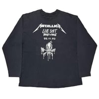 METALLICA LIVE SHIT BINGE & PURGE LS FITS XL 9239