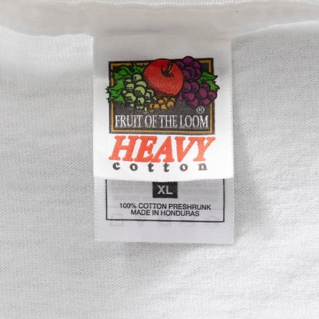 OLD&VINTAGE SPLASH SORAYAMA PARODY WHITE FRUIT OF THE LOOM XL 0971