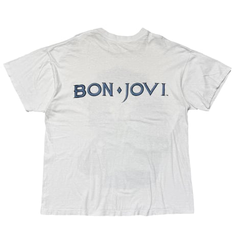 BON JOVI FRONT 1988 PORTRAIT WHITE FITS XL 1284
