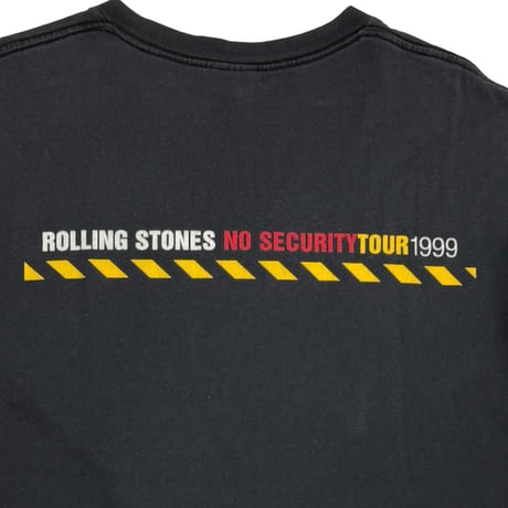 THE ROLLING STONES NO SECURITY TOUR 1999 BLACK SOFTEE XL 6772