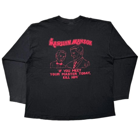 MARILYN MANSON FRONT WE HATE LOVE BACK POLICE LS BOOTLEG SCREEN STARS XL 1014