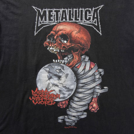 METALLICA PUSHEAD TOUR 2004 FRUIT OF THE LOOM XL 8210