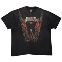 HARLEY DAVIDSON	ORANGE V FLAME STEEL XL 2285