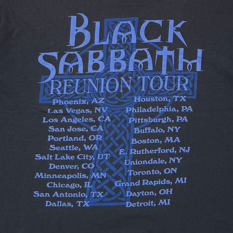 BLACK SABBATH REUNION TOUR ROYAL AVALON XL 8128