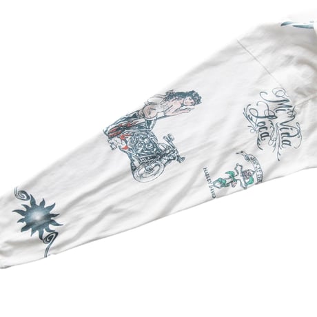 DENNIS RODMAN TATTOO LS WHITE LARGE 1630