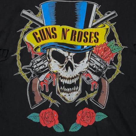 GUNS N’ ROSES SKULL HAT ROSE SLEEVELESS FITS XL 2111