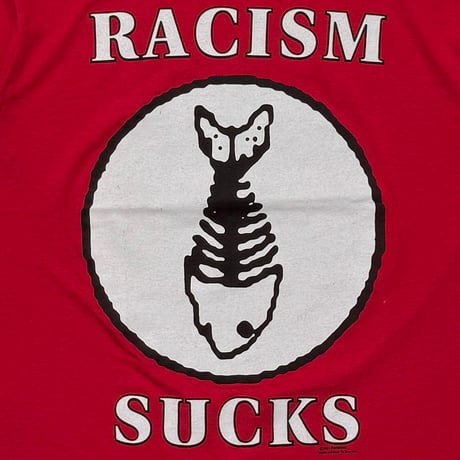 FISHBONE 1991 RACISM RED SCREEN STARS XL 8838