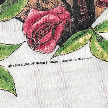 GUNS N' ROSES SKIN N' BONES WORLD TOUR 93 WHITE FITS XL 4274