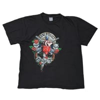 GUNS N' ROSES PISTOL HEART BACK DAGGER EURO XL 1267