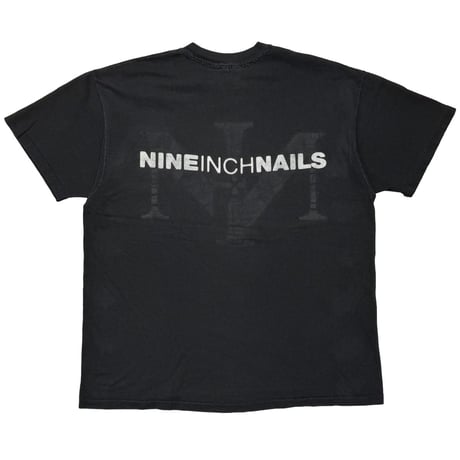 NINE INCH NAILS BOX LOGO HANES XL 0489