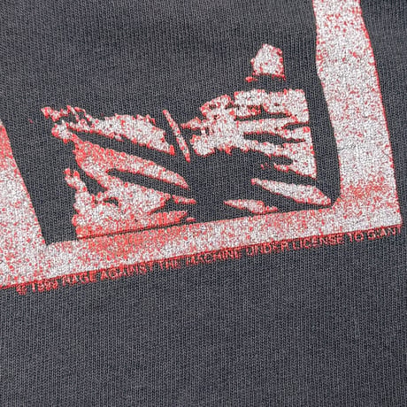 RAGE AGAINST THE MACHINE MEMBER SQUARE FADED BLACK FITS XL 0456