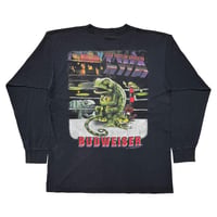 Budweiser LIZARD WRESTLING ASSOCIATION LWA LS BLACK ALSTYLE LARGE 4154