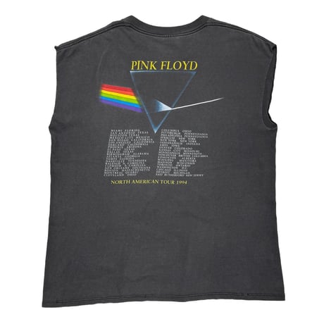 PINK FLOYD DARK SIDE OF THE MOON NORTH AMERICAN TOUR 1994 SLEEVELESS BROCKUM XL 1552