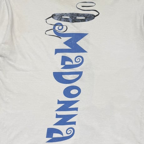 MADONNA 1993 THE GIRLIE SHOW BLUE TEXT WHITE FITS LARGE 0506