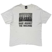 RAGE AGAINST THE MACHINE 1997 NUNS AND GUNS WHITE GINAT FITS XL 8035