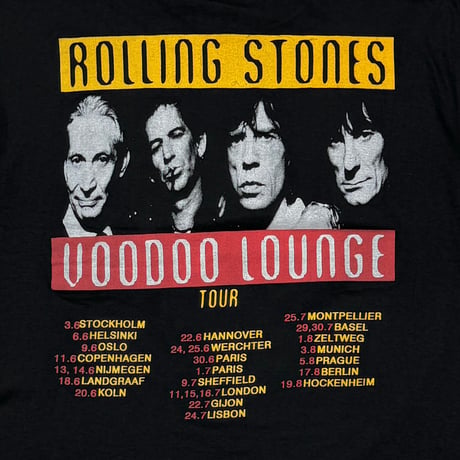 THE ROLLING STONES PURPLE SPIKE TONGUE VOODOO LOUNGE BOOTLEG FITS XL 8123