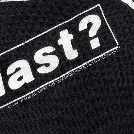RAGE AGAINST THE MACHINE 1997 WHO LAUGHS LAST ? BARBARA KRUGER GIANT LARGE 9410