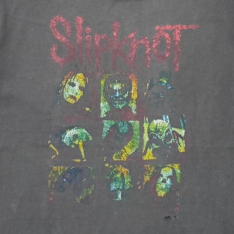 Slipknot SQUARE MEMBER 9 FACE FADED BLACK ALL SPORT XL 1143