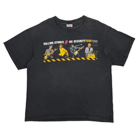THE ROLLING STONES NO SECURITY TOUR 1999 BLACK SOFTEE XL 6772