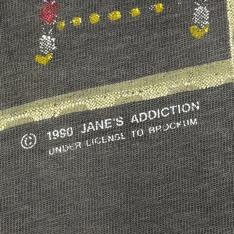 JANE'S ADDICTION RITUAL DE LO HABITUAL TOUR 1991 FADED BLACK FITS XL 4052