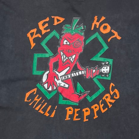 RED HOT CHILI PEPPERS PEPPER GUITER BLACK FITS LARGE 3103