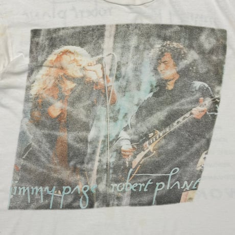 JIMMYPAGE & ROBERTPLANT TOUR 1995 PORTRAIT WHITE FITS LARGE 4207