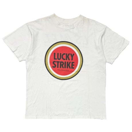 LUCKY STRIKE L.S./M.F.T. MEANS FINE TOBACCO WHITE FITS XL 0939