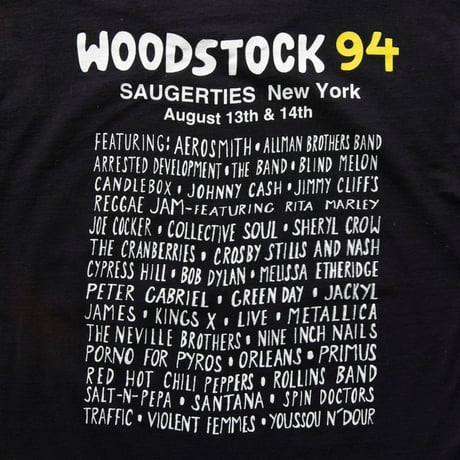 WOODSTOCK 1994 SAUGERTIES NEW YORK GEM XL 1433