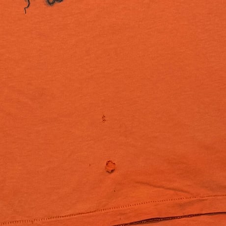 HARLEY DAVIDSON THUNDER & LIGHTNING OVP Nutter Fort ORANGE HANES LARGE 7625