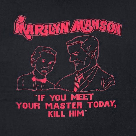 MARILYN MANSON FRONT WE HATE LOVE BACK POLICE LS BOOTLEG SCREEN STARS XL 1014