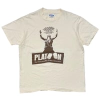 PLATOON MOVIE PROMO PALE YELLOW HANES LARGE 0692