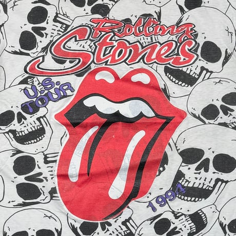 THE ROLLING STONES VOODOO LOUNGE 1994 SKULL OVP WHITE XL 1861