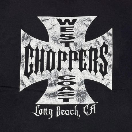 WEST COAST CHOPPERS IRON CROSS LONG BEACH LA LS BLACK XXXL 1173