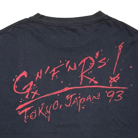 GUNS N' ROSES SKULL MEMBER JAPAN '93 BLACK BROCKUM XL 2496