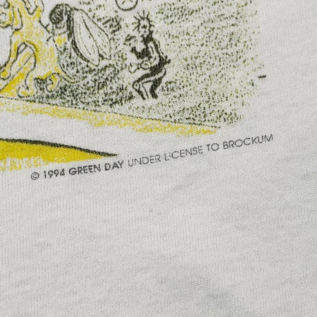 GREEN DAY DOOKIE BACK TOUR WHITE BROCKUM XL 1959