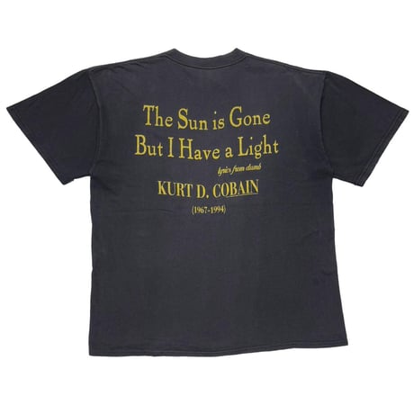 NIRVANA KURT COBAIN THE SUN IS GONE TULTEX XL 3162