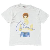 CELINE DION FALLLIN INTO YOU AROUND THE WORLD WHITE ONEITA LARGE 1397