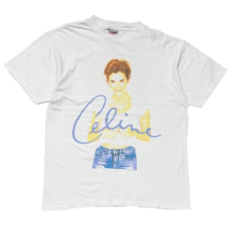 CELINE DION FALLLIN INTO YOU AROUND THE WORLD WHITE ONEITA LARGE 1397