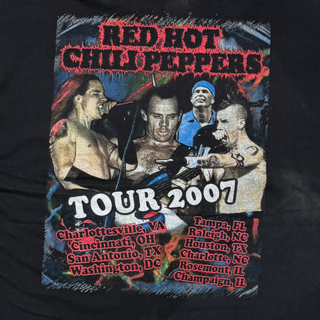 RED HOT CHILI PEPPERS TOUR 2007 BOOTLEG DELTA XXL 0790