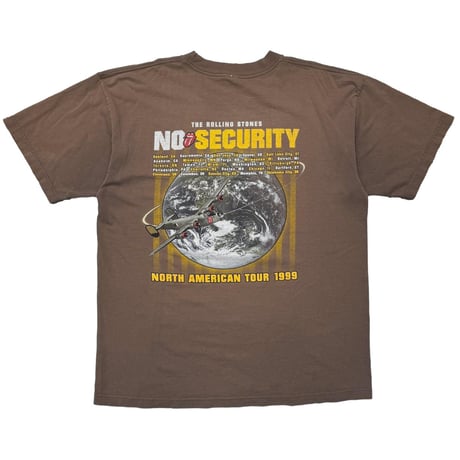 THE ROLLING STONES NO SECURITY PADLOCK TONGUE BROWN MURINA XL 8073
