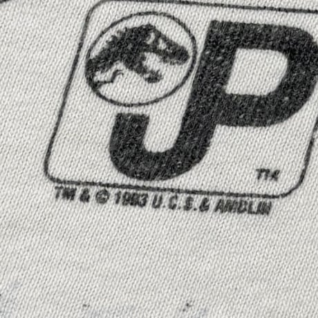 JURASSIC PARK 1993 OVP T-REX WHITE HANES XL 1742