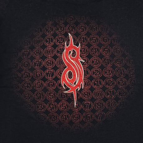 Slipknot 2001 MEMBER TEXT RED FITS XL 6093